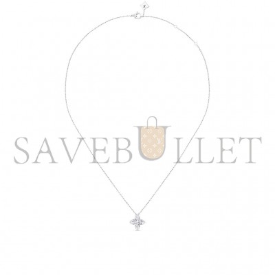 LOUIS VUITTON LV DIAMONDS PENDANT - WITH LV MONOGRAM STAR CUT DIAMOND Q03033